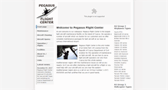 Desktop Screenshot of pegasus-flight.com